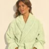 classic comfort robe in green classic comfort robe in green