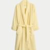 classic comfort robe in butter yellow